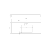 thumbnail of AQA Design Composizione da bagno in melaminico ASTRA-24 marmo carrara/bianco opaco L.120 P.45 H.190 MPAS24-CAR-O1