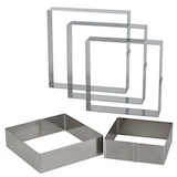 thumbnail of Matfer Cadre à entremet inox carré 13 x 13 cm H.4.5 cm Matfer - 371132