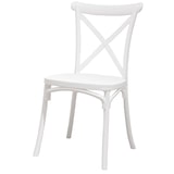 thumbnail of PACK 4uds. Silla Crossback de Polipropileno color Blanco (Monoblock y Apilable).