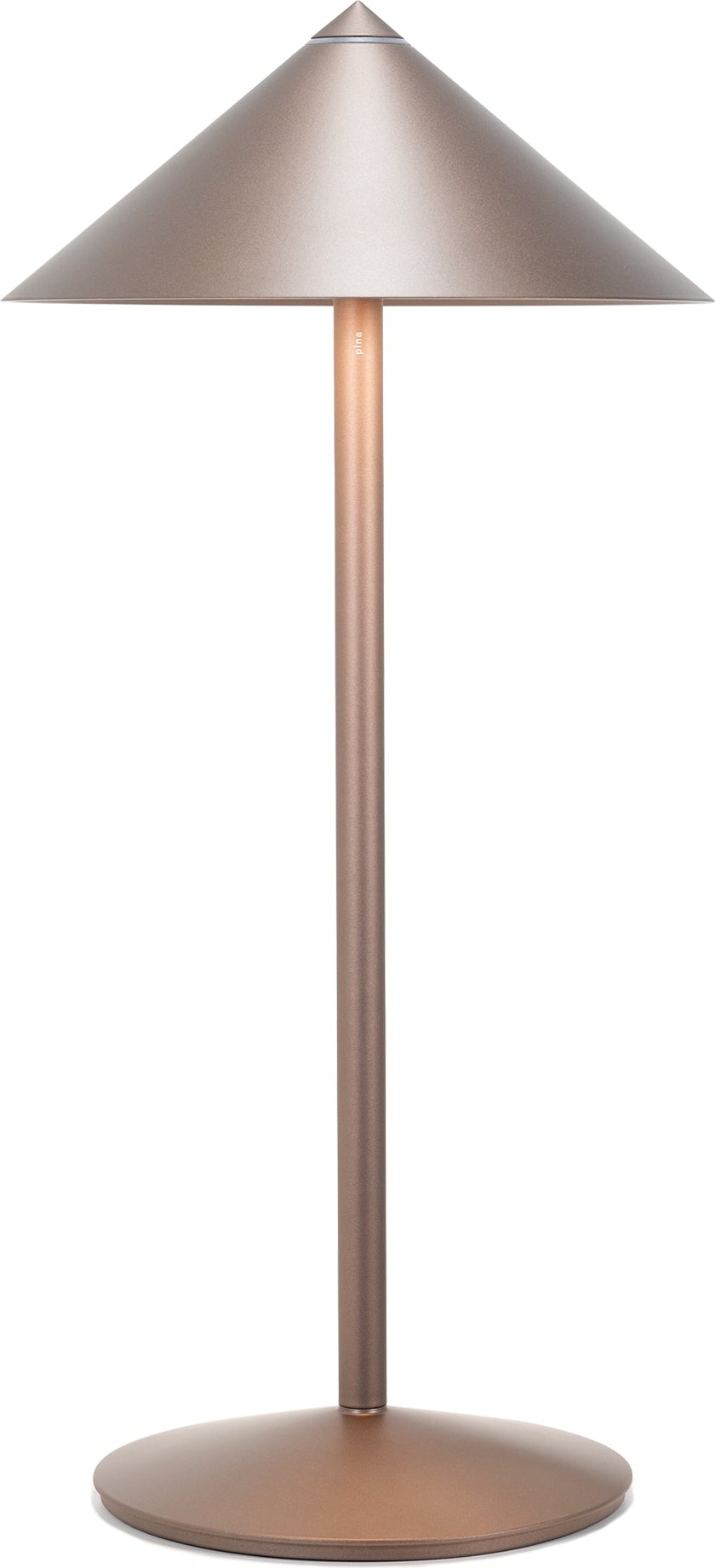 Zafferano - LED-Tischleuchte Pina L, 6W, IP65, Touch-Dimmer, Bronze