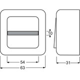 thumbnail of Busch-Jaeger Wippschalter 2601/6 NAP 2CKA001042A0993