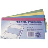 thumbnail of Trennstreifen, 240x105mm, 40 Stück, sortiert