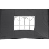 thumbnail of 2er Set Seitenteile für Pavillon 3x3m Fenster  Seitenwand Faltpavillon Partyzelt Steingrau : Steingrau