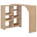 thumbnail of vidaXL Bartisch mit Beweglichem Regal Eichenbraun 138x39x110 cm