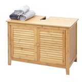 thumbnail of Arredo bagno bambu a listelle serie HWC-B18 mobile sottolavabo 60x80x40cm