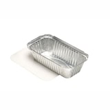 thumbnail of Starpak, Schalen, aluminium + ingelegd deksel, PE-gecoat hoekig 0,7 l 4,9 cm x 10,3 cm x 19,5 cm