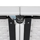 thumbnail of Casaria Bierzeltgarnitur 180 cm Klappbar Kunststoff Campingtisch 2x Campingbank Festzeltgarnitur Weiß 3 tlg