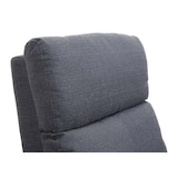 thumbnail of Fernsehsessel HWC-F76, Relaxsessel Sessel Liegesessel, Liegefunktion verstellbar Stoff/Textil ~ hellgrau