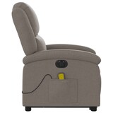 thumbnail of vidaXL Elektrischer Massagesessel mit Aufstehhilfe Taupe Stoff