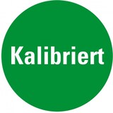 thumbnail of Prüfplakette Kalibriert, grün, Folie, ablösbar, Ø 10mm, 128/Bogen