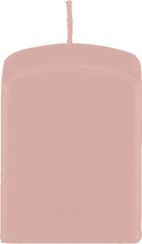 thumbnail of Quader Kerzen, Block Kerzen, quadratische Kerzen Taupe Rosa 8 x Ø 6/6 cm, 4 Stück