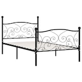 thumbnail of Cadre de lit sans matelas avec sommier à lattes métal 90x200 cm Modèle Fervelion