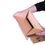 thumbnail of 10x Schnellaufrichtekarton 229x164x(50)-115mm variable Höhe Selbstklebeverschluss Aufreißfaden Automatikboden A5+