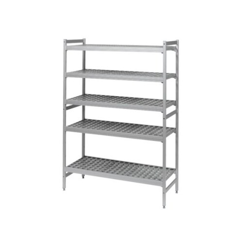 Rayonnage modulaire en polymère 6611 Fermostock Longueur 1497 mm- 5 niveaux-profondeur 560 mm
