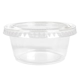 thumbnail of 50 Tarrinas Pequeñas + 50 Tapas 100 Ml Ø7,4X3,5 Cm Transparente Pp (24 unidades)