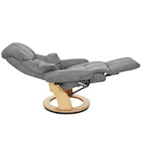 thumbnail of MCA Relaxsessel Calgary 2, Fernsehsessel Sessel, Stoff/Textil 150kg belastbar ~ hellgrau, naturbraun