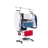 thumbnail of Kitchen Move Klappbarer Wäscheständer ULTIMA 25M 3 Ebenen Stahl Schwarz