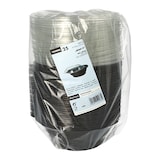 thumbnail of 300 Salatschalen, PET 600 ml Ø 16,6 cm · 5,9 cm schwarz `Snap It` mit Deckel PET glasklar