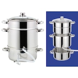 thumbnail of Edelstahl Entsafter Obstpresse mit Auffangbehälter für Gelee Marmelade Frucht