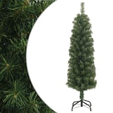 thumbnail of vidaXL Kunstkerstboom met standaard smal 120 cm PVC groen