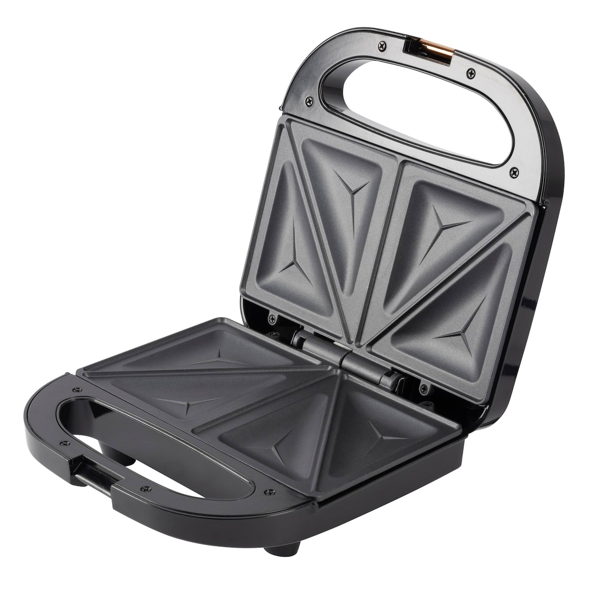 BERGNER - Cooper 750W Sandwich Maker met indicatielampjes en automatische temperatuurregeling