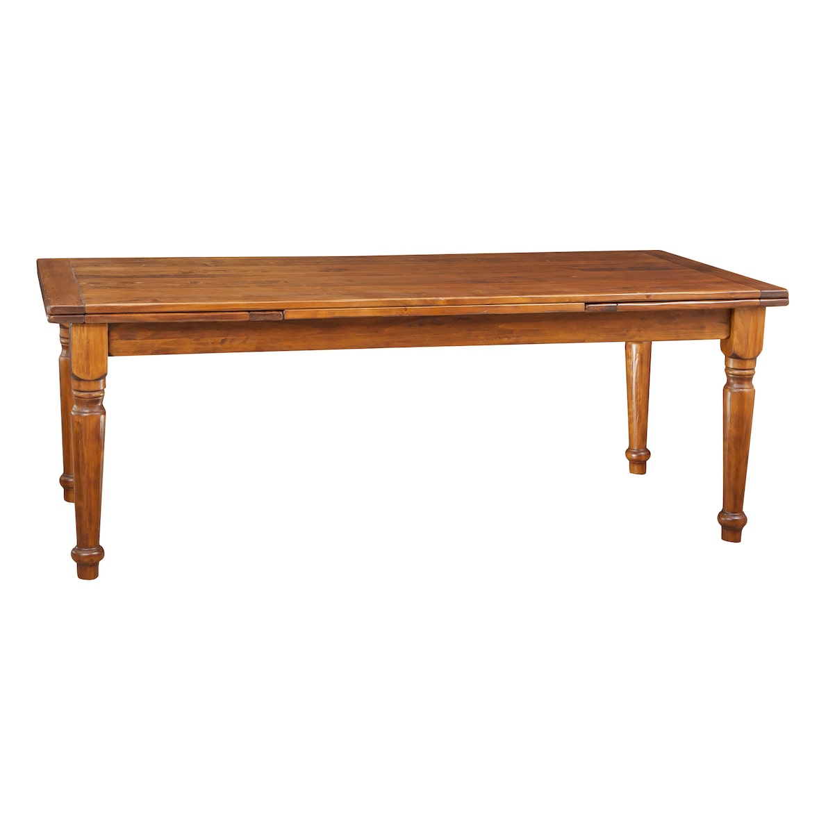 Biscottini Ausziehbarer Esstisch 220x100 cm - Restauranttisch - Ausziehbarer Küchentisch - Massivholztisch mit Walnuss-Finish Made in Italy
