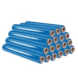 thumbnail of OFITURIA Film Azul para Embalar 50 cm y estirable hasta 300 Mts de Longitud, Rollo de Film Elástico Manual para Embalaje Industrial (24 rollos)