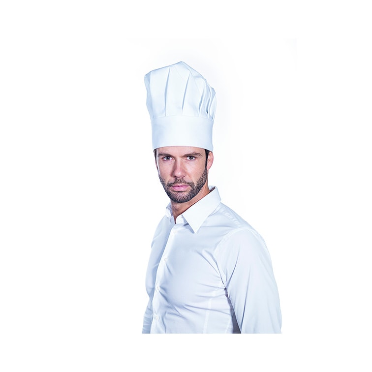 MONOUSO - Kochmütze Le Chef Baumwolle Weiß (25 Stück)