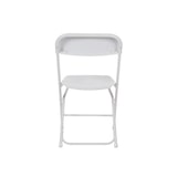 thumbnail of Silla plegable, resistente al clima, máx. 120 kg, blanco