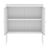 thumbnail of Helloshop26 - Sideboard Kommode Aufbewahrungsmöbel für Wohnzimmer Eingangsbereich Schlafzimmer Stahl 83 x 80 x 40 cm weiß 03_0009021