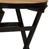 thumbnail of vidaXL Schreibtisch mit Klapphocker Mangoholz Massiv 115x50x76 cm