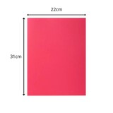 thumbnail of Exacompta - Réf. 800016E - Paquet de 100 sous-chemises ROCK''S 80 g/m2 - dim 22 x 31 cm pour A4 - framboise