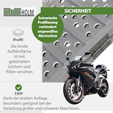 thumbnail of DREIBREIT by TRUTZHOLM 3-fach Auffahrrampe klappbar Alu  255cm 115 cm Breite 1020kg grau gelocht