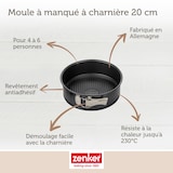 thumbnail of Moule à manqué à charnière 20 cm Zenker Black Metallic
