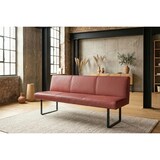 thumbnail of KAWOLA Esszimmerbank ELEEN Leder rot 183cm