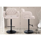 thumbnail of Barhocker Dublin Stoff beige/schwarz