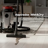 thumbnail of Aspirador Sólidos y Líquidos EVVO AE82, 1200W, 20L, Función Soplado y Filtro HEPA