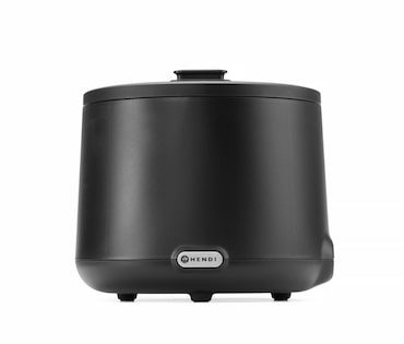 HENDI, Hervidor de sopa HENDI UNIQ, 8L, Negro, 220-240V/500W, ⌀365x(H)325mm