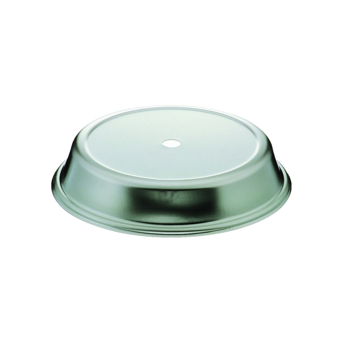 Cloche couvre assiette inox avec trou central Ø 27 cm Stellinox