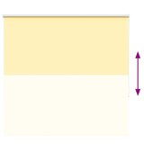 thumbnail of vidaXL Verdunkelungsrollo Gelb 145x150cm Stoffbreite 141,6cm Polyester