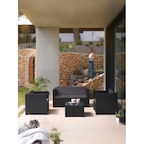 thumbnail of SP Berner Set de Muebles de Jardín y Terraza Diva Confort Color Grafito Sofá 2 Plazas, 2 Sillones y Mesa de Centro con Almacenaje