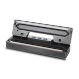 thumbnail of Caso Vakuumierer VR190 Advanced, Kunststoff/Edelstahl, 37 x 9 x 6.5 cm, 9 L/Min., Beutelbreite 30 cm, schwarz/silber