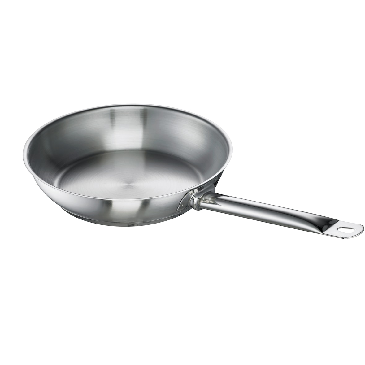 GastroSUS Bratpfanne Chef, Edelstahl, unbeschichtet, 24 cm, induktions-, backofen-, spülmaschinengeeignet