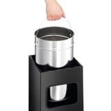 thumbnail of DURABLE Papierkorb Metall 17L eckig mit Ascher