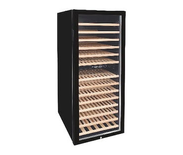 Cave à vins bi-température MAGENTA 408 2T, 598 x 690 x 1610 mm, ventilé, présentation