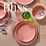 thumbnail of James Cooke Serviesset Bliss Stoneware 6-persoons 24-delig Roze