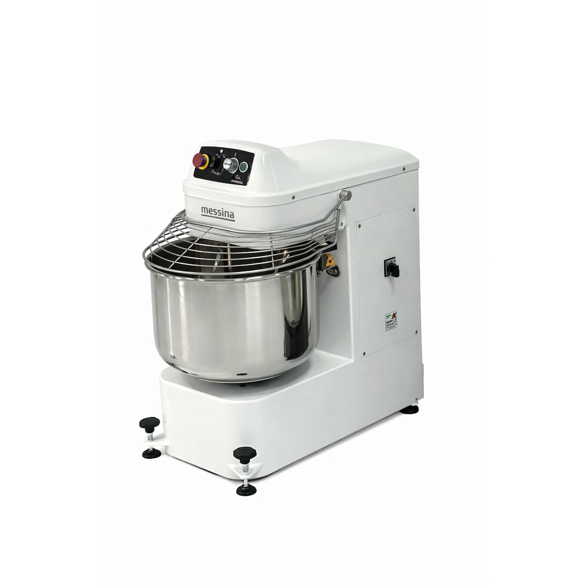 Mecnosud M30MV Impastatrice a Spirale Professionale 30 Kg Acciaio Inox 825x874x455 mm Variatore Velocità Grigio