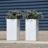 thumbnail of WellHome - "Huesca Collection" Blumentopf 35x80cm Weiß