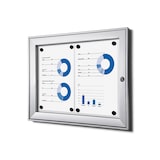 thumbnail of Showdown Schaukasten für Innen und Außen SCS - 2x DIN A4 - Aluminium - Silber