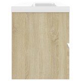 thumbnail of Helloshop26 - Armário de pia com lavatório integrado 100 x 38,5 x 45 cm aglomerado de carvalho 02_0006454